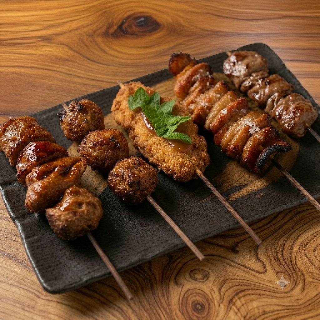 ヴィーガン焼鳥盛り合わせ